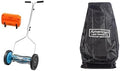American Lawn Mower Company 14-Inch 5-Blade Push Reel Lawn Mower with Sharpener and Storage Cover Bag Bundle