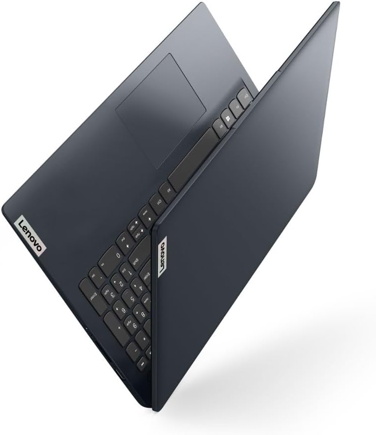 Lenovo IdeaPad 1i 15.6' Laptop, Intel Core i5-1235U Processor, 8GB DDR4 RAM, 256GB SSD, Windows 11 in S Mode, Intel Iris Xe Graphics, Anti-Glare Display - Abyss Blue