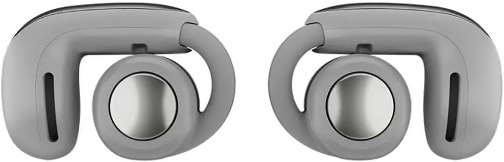 Bose Ultra Open Bluetooth Earbuds, True Wireless Earbuds with OpenAudio for Awareness, Clip On Design for Comfort, Immersive Audio, Up to 48 Hrs of Playtime + 20W Wall Charger (Moonlight Gray)