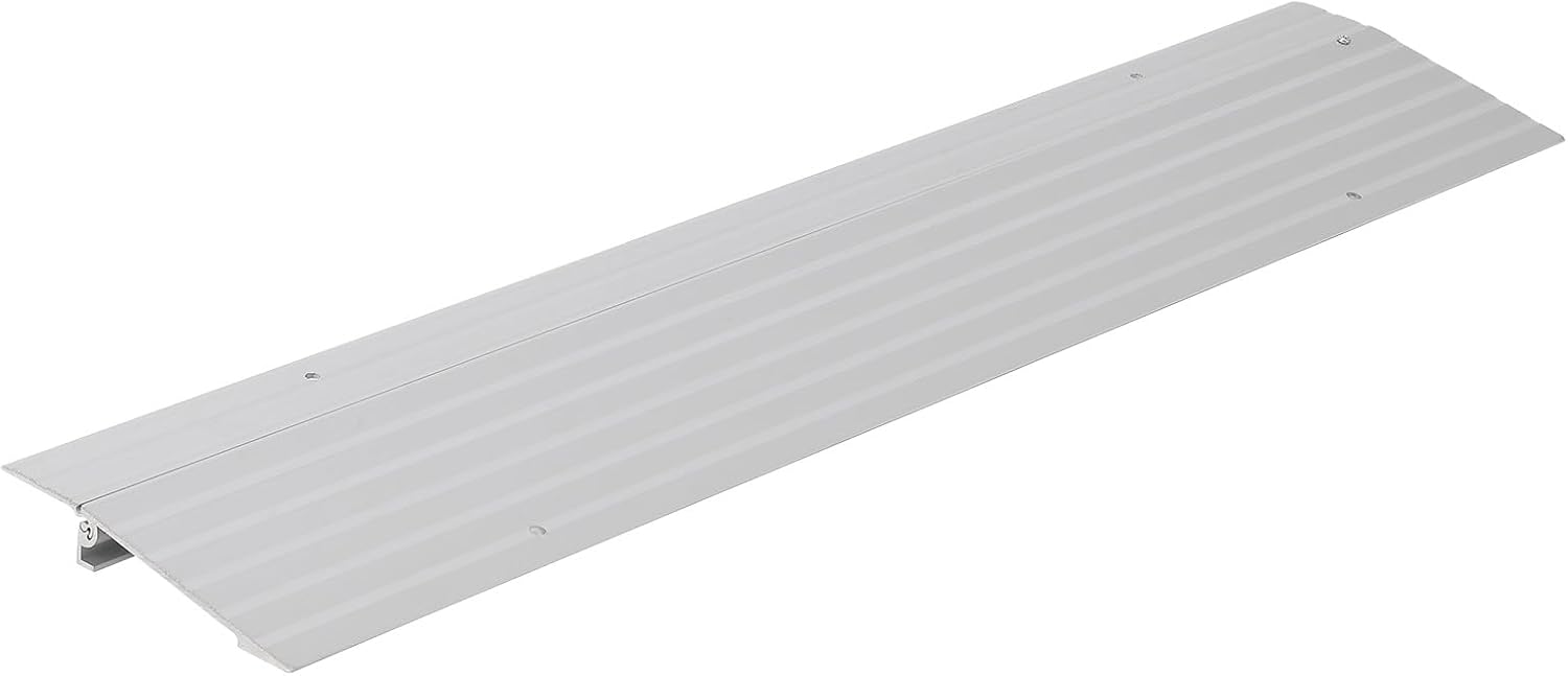 2' Rise Door Threshold Ramp,Aluminum Alloy Entry Ramp for Wheelchair Scooters Power Chairs Walkers