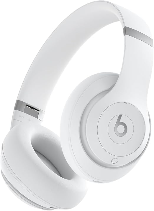 Beats Studio Pro - Wireless Bluetooth Noise Cancelling Headphones - Personalized Spatial Audio, USB-C Lossless Audio, Apple & Android Compatibility - Matte White (Renewed Premium)