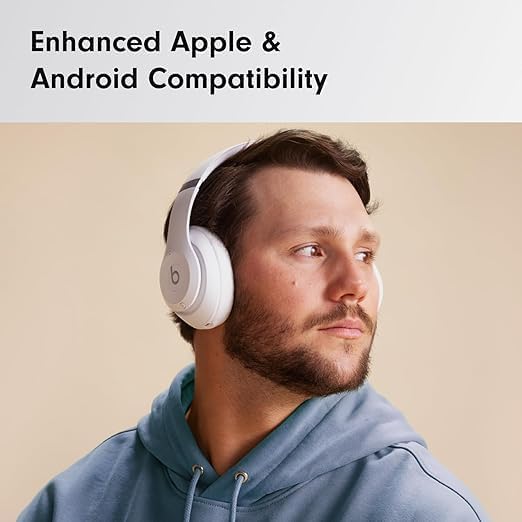 Beats Studio Pro - Wireless Bluetooth Noise Cancelling Headphones - Personalized Spatial Audio, USB-C Lossless Audio, Apple & Android Compatibility - Matte White (Renewed Premium)