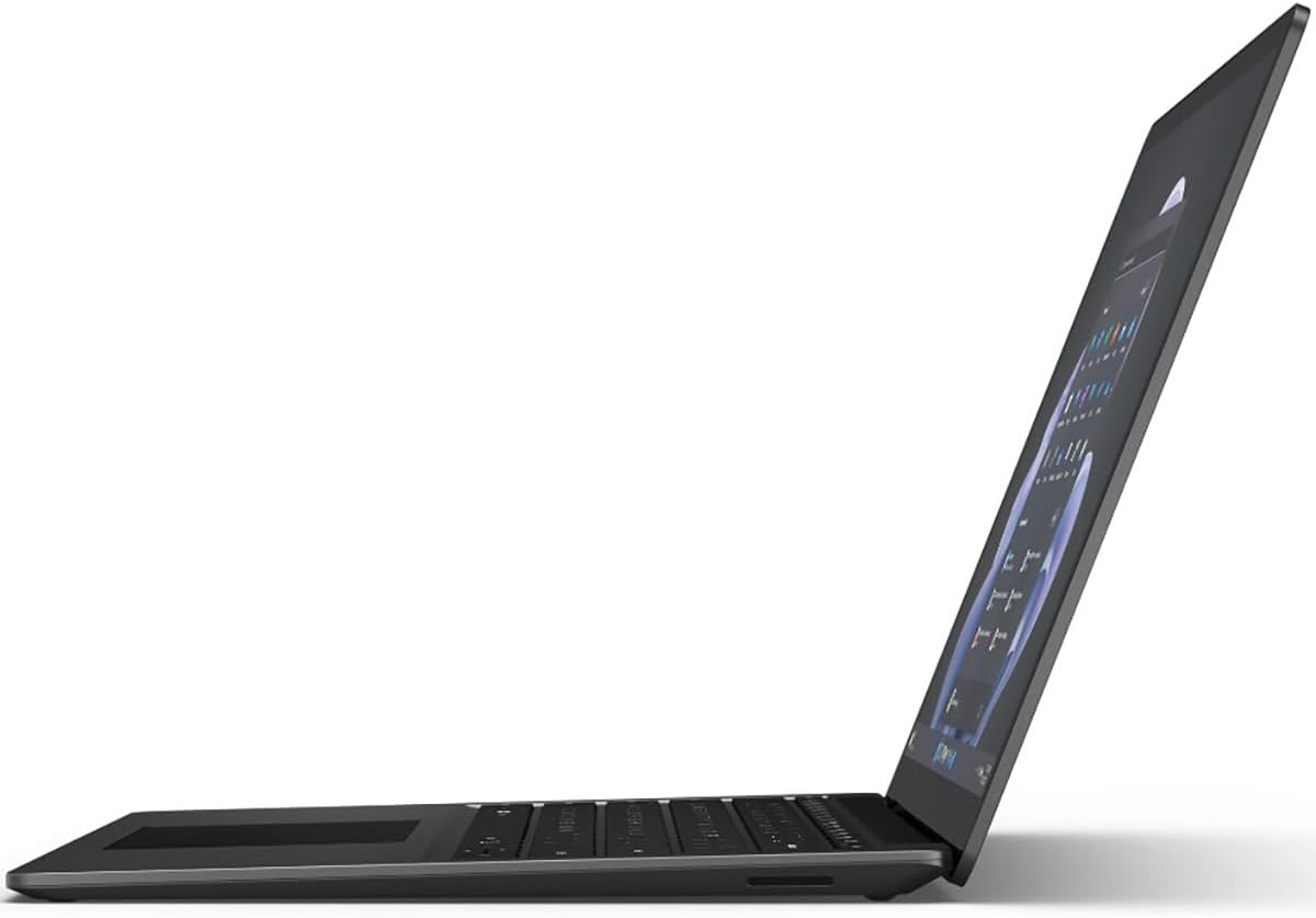 Microsoft Surface Laptop 5 13.5' Touchscreen Notebook - 2256 x 1504 - Intel Core i7 12th Gen i7-1265U - Intel Evo Platform - 16 GB Total RAM - 256 GB SSD - Matte Black