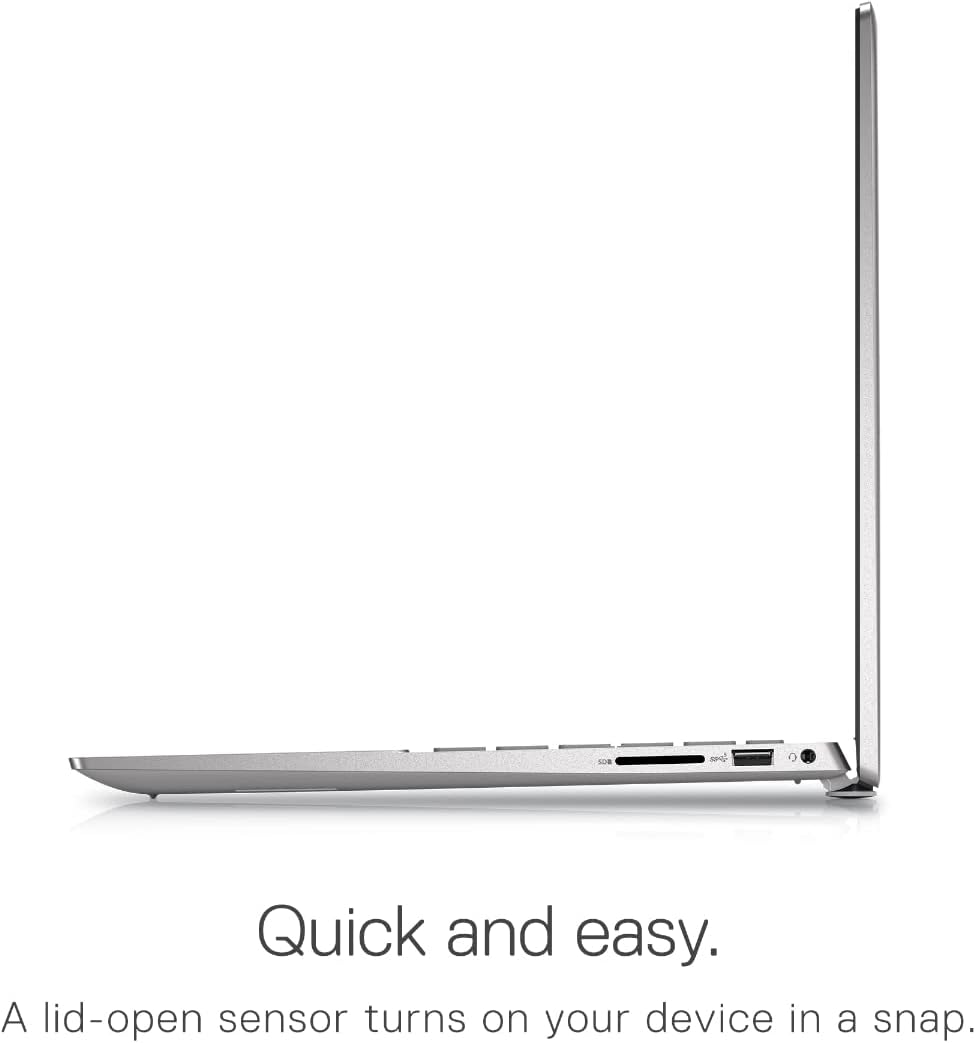 Dell Inspiron 14 5420 14 inch Student Laptop - 2.2K Display, Intel Core i7-1255U, 16GB DDR4 RAM, 512GB SSD, NVIDIA GeForce MX570, HDMI, USB-C, Bluetooth, Wi-Fi 6, Windows 11 Pro - Silver