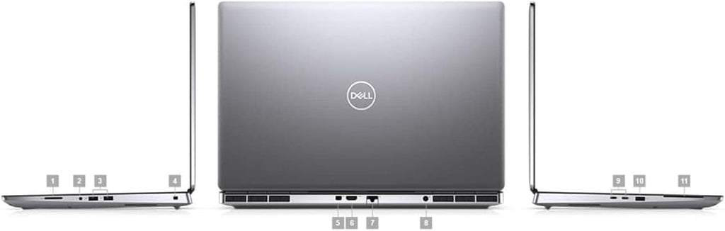 Dell Precision 7760 Workstation Laptop | 17.3' 1920x1080 FHD | Xeon W - 11955M - 1TB SSD Hard Drive - 64GB RAM - Nvidia RTX A5000 | 8 cores @ 5 GHz - 16GB GDDR6 Win 11 Pro Silver (Renewed)