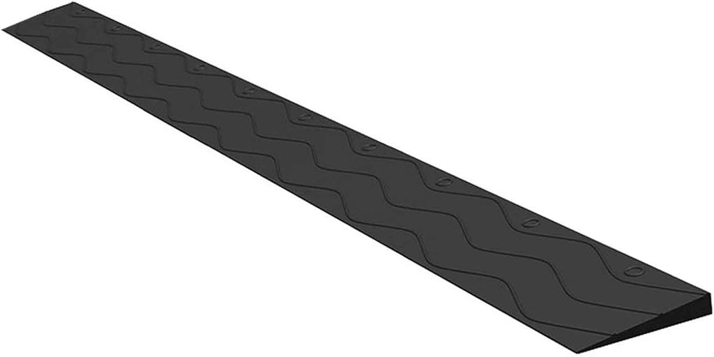 Ramp for Wheelchair for Home Steps, Door Ramp, Threshold Ramp, for Home, Vehicles, Trolleys, Can Be Cut, Simple to Install,Black-2.7x0.5in/7x1.5cm