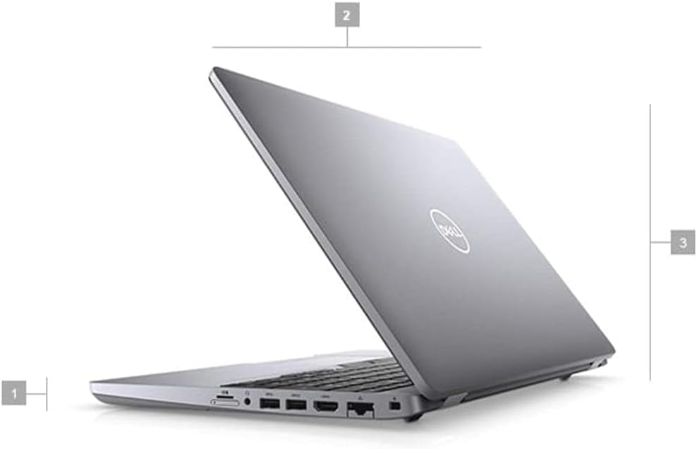 Dell Latitude 5511 Laptop | 15.6' 1366x768 HD | Core i5-10300H - 256GB SSD Hard Drive - 8GB RAM | 4 cores @ 4.5 GHz Win 11 Home Silver (Renewed)