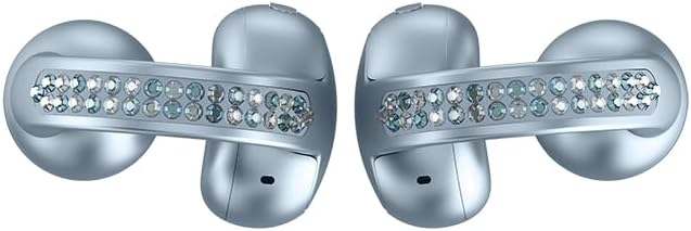 Motorola Moto Buds Loop with Sound by Bose with Crystals by Swarovski® - (Ice Melt Blue)