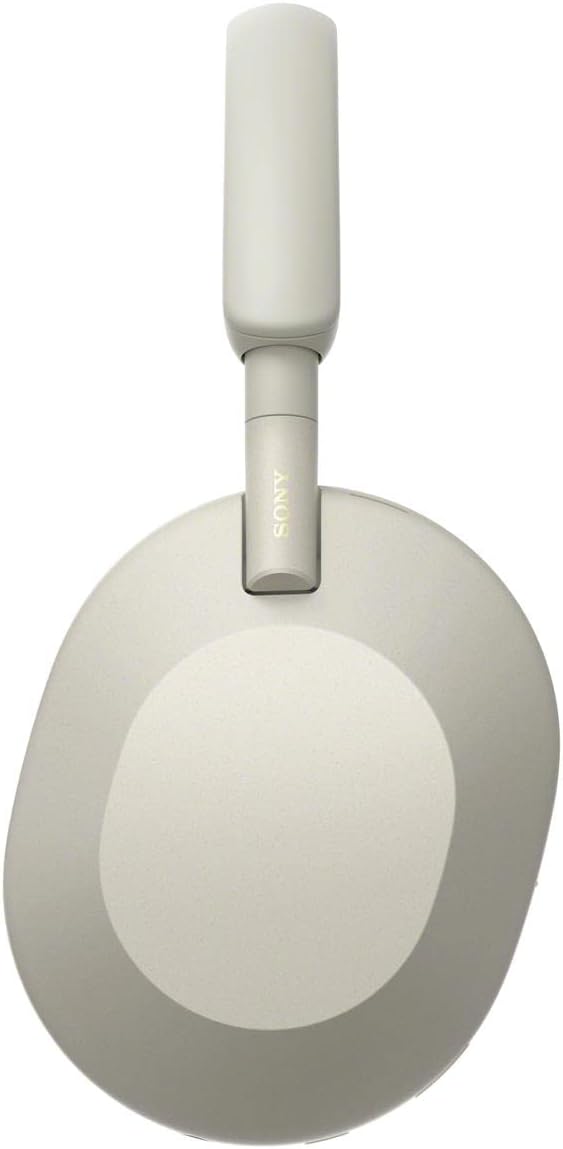 Sony Title WH-1000XM5 The Best Wireless Noise Canceling Headphones with Auto Noise Canceling Optimizer, Crystal Clear Hands-Free Calling, and Alexa Voice Control, Silver, with Stand, P-Bank