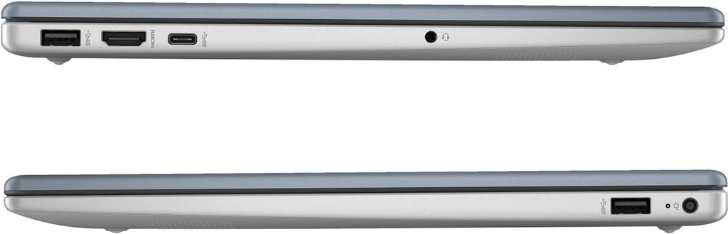 HP 15.6' HD Touchscreen Laptop with Fingerprint Reader, Intel Quad-Core N Processor, 4GB RAM, 128GB SSD Storage, Type-C, HDMI, Backlit Keyboard, W11 (Renewed) Parent (Blue)