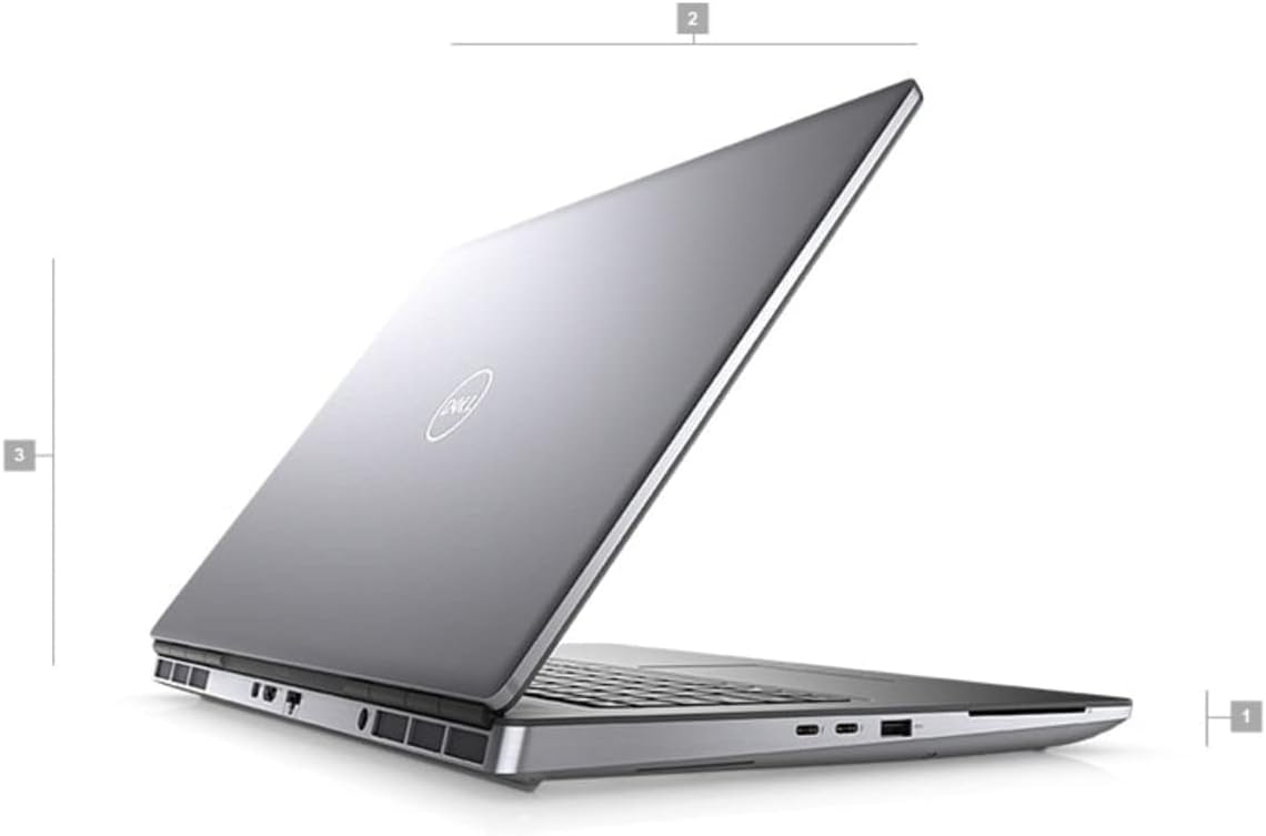 Dell Precision 7760 Workstation Laptop | 17.3' 1920x1080 FHD | Xeon W - 11955M - 1TB SSD Hard Drive - 64GB RAM - Nvidia RTX A5000 | 8 cores @ 5 GHz - 16GB GDDR6 Win 11 Pro Silver (Renewed)