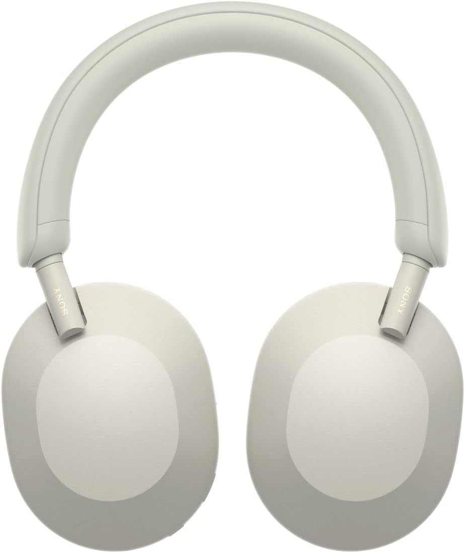 Sony WH-1000XM5 Noise Canceling Wireless Headphones - 30hr Battery Life - Over-Ear Style - Optimized for Alexa and Google Assistant - Built-in mic for Calls - Silver International Version