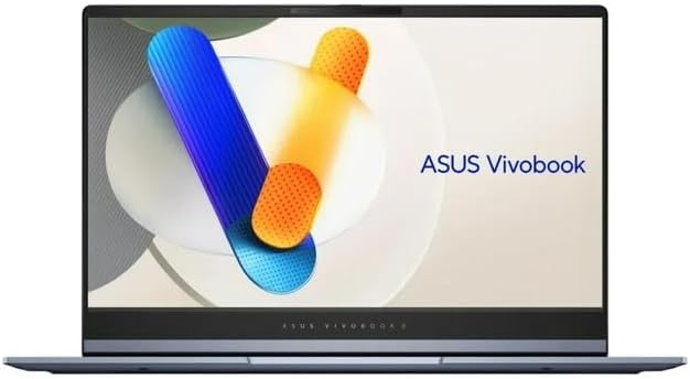 ASUS Vivobook S 15 S5506MA Laptop 2024, 15.6'' 3K, Intel Ultra 7 155H 16-Core, ARC Graphics, 16GB 1TB SSD, Backlit Keyboard, Thunderbolt 4, Wi-Fi 6E, Card Reader, Win11 Home, COU 32GB USB, Mist Blue