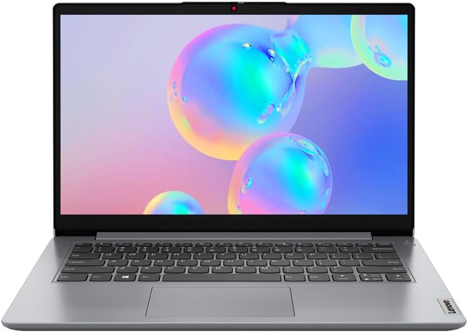 Lenovo Ideapad 1 14' Laptop - Celeron N4020 with 4GB Memory - Intel UHD Graphics - 128GB SSD - Cloud Gray