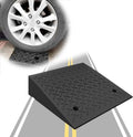 Heavy Duty Rubber Car Curb Ramps Portable Threshold Ramp Loading Ramp Slope Motorcycle Pad for Driveway Sidewalk Loading Dock Black(19.7x19.7x6.3in)