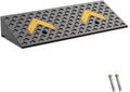 Curb Ramp Heavy Duty Rise Threshold Ramp with Expansion Screws Driveway Ramp for Loading Dock Warehouse Wheelchair(100 * 30 * 11cm/39 * 12 * 4.3in)