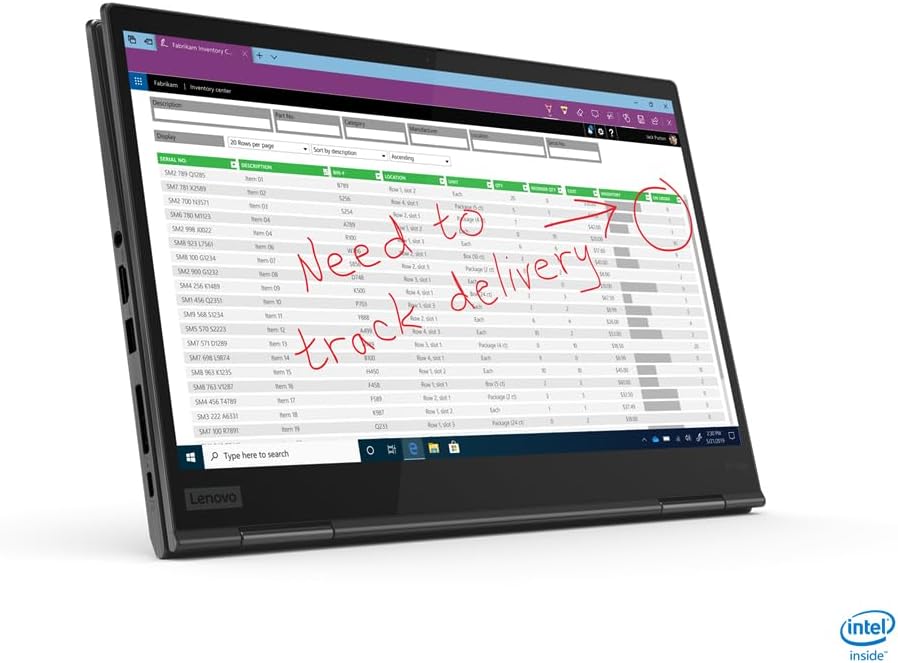 Lenovo ThinkPad X1 Yoga Gen 5 Laptop, 14' Multi-Touch 2-in-1 Laptop, Core i7-10610U, 16GB RAM, 512GB SSD, Windows 11 Pro, WQHD Touchscreen IPS, Backlitkey, Fingerprint (Refurbished)