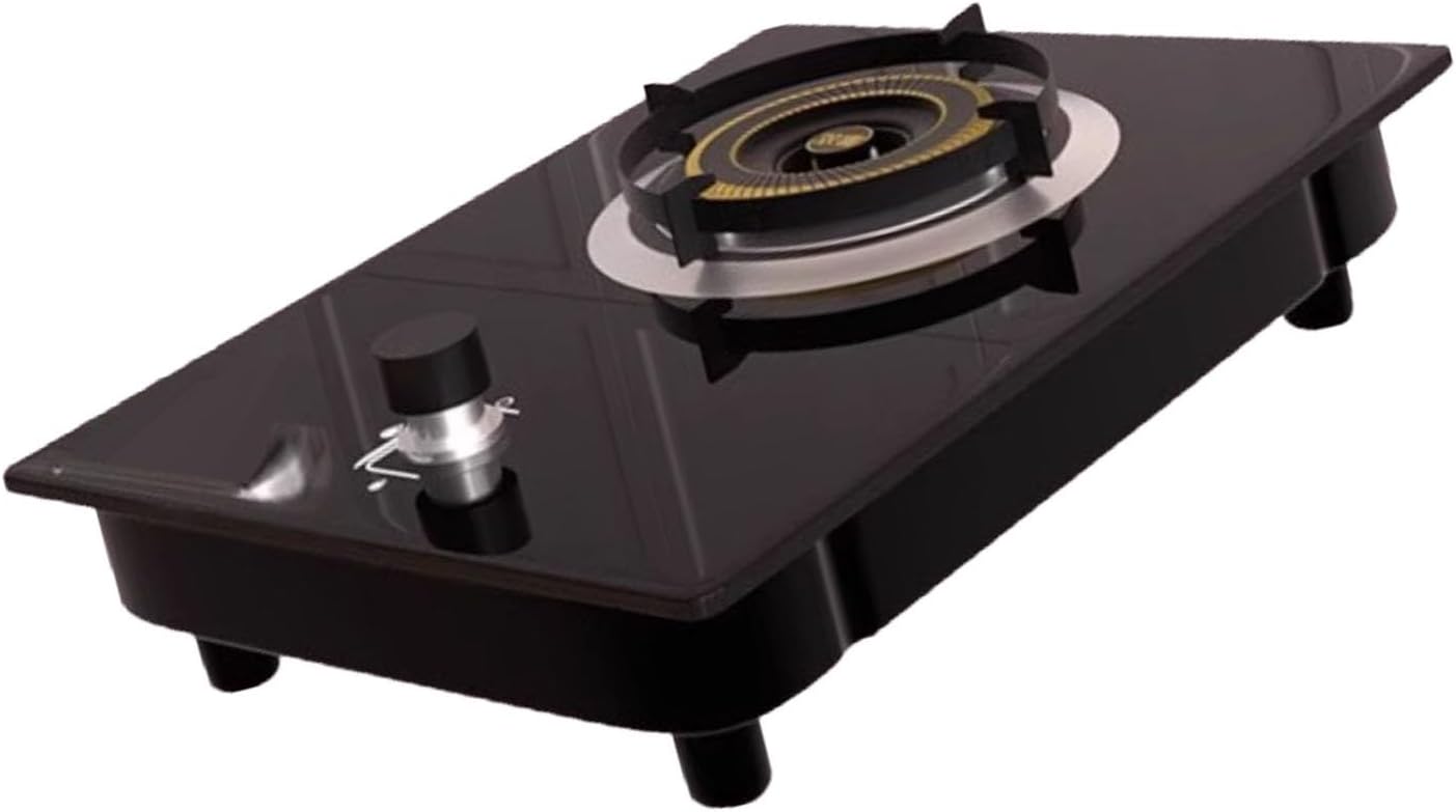 Single Burner Propane Stove,Propane Gas Cooktop,Auto Ignition Camping Single Burner LPG/NG for RV,Apartments,Outdoor(LPG)