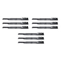 Set of 9 High Lift Mulching Blades 20 1/2' x 5/8' Fits Toro/Fits Exmark 60' Mower Decks