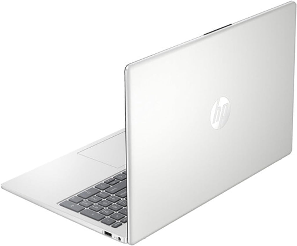 HP 15.6' Portable Laptop, HD Display, Intel Quad-Core N200 Processor, 16GB RAM, 128GB Storage, Wi-Fi 6, Webcam, HDMI, Numeric Keypad, Windows 11 Home, Silver (Renewed)