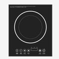 Portable Cooktop Induction Cooktop 2100W with Timer LED Display Sensor Touch Timer Portable Countertop Burner 7 Power Countertop Burner,Black