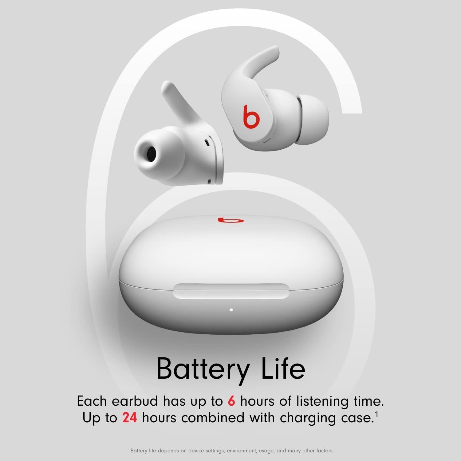 Beats Fit Pro True Wireless Bluetooth Noise Cancelling in-Ear Headphones - White (Renewed Premium)