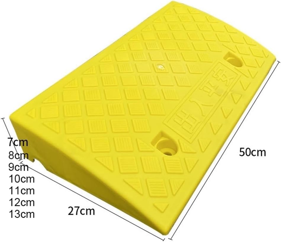 Mobility Scooter/Wheelchair Ramp for Front Door 20' Wide Threshold Ramp for Patio Sliding Door Rubber Bridge Ramp for Driveway/Shed/Doorways 32'x20'x2.5'