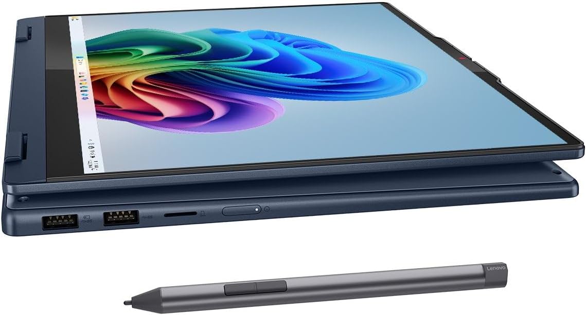 Lenovo IdeaPad 5 2-in-1 14' Touchscreen Laptop, AMD 8-Core Ryzen AI 7 350(>Intel i7-1355U), 16GB LPDDR5 RAM, 1024GB PCIE SSD, Copilot+ PC, WiFi 7, BT5.4, Backlit KB, W Pen&128G PSD, Win 11 H