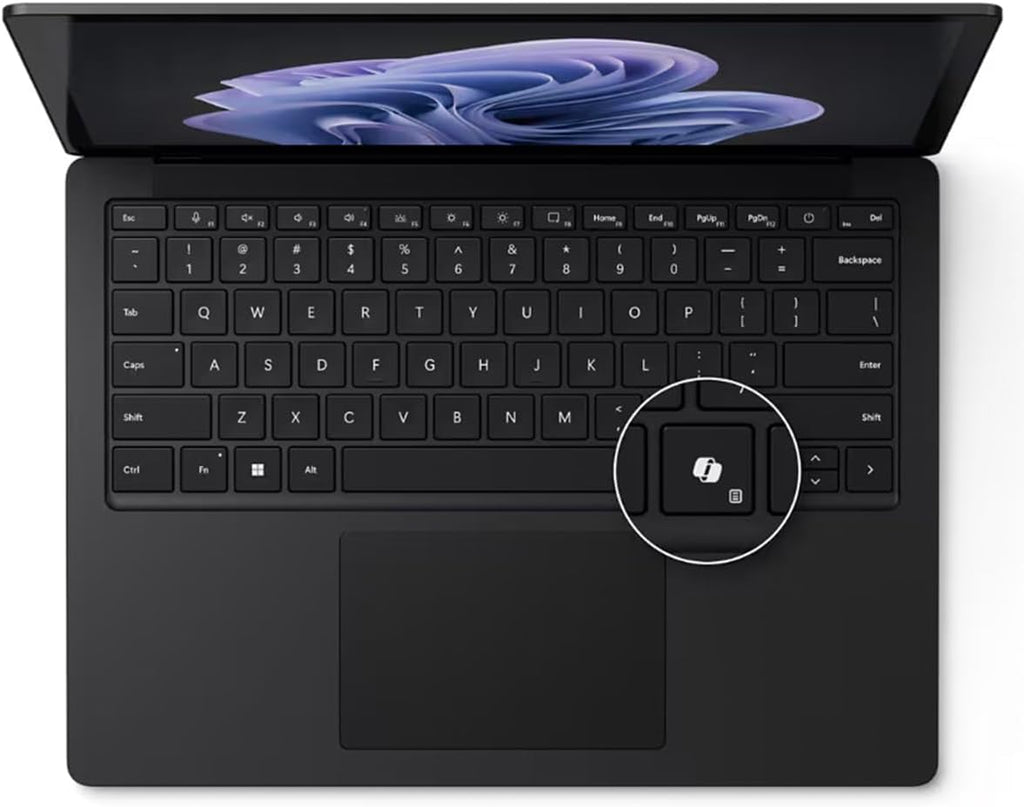 Microsoft Surface Laptop 6 15' Touchscreen Notebook - Intel Core Ultra 7-16 GB - 256 GB SSD - English Keyboard - Black