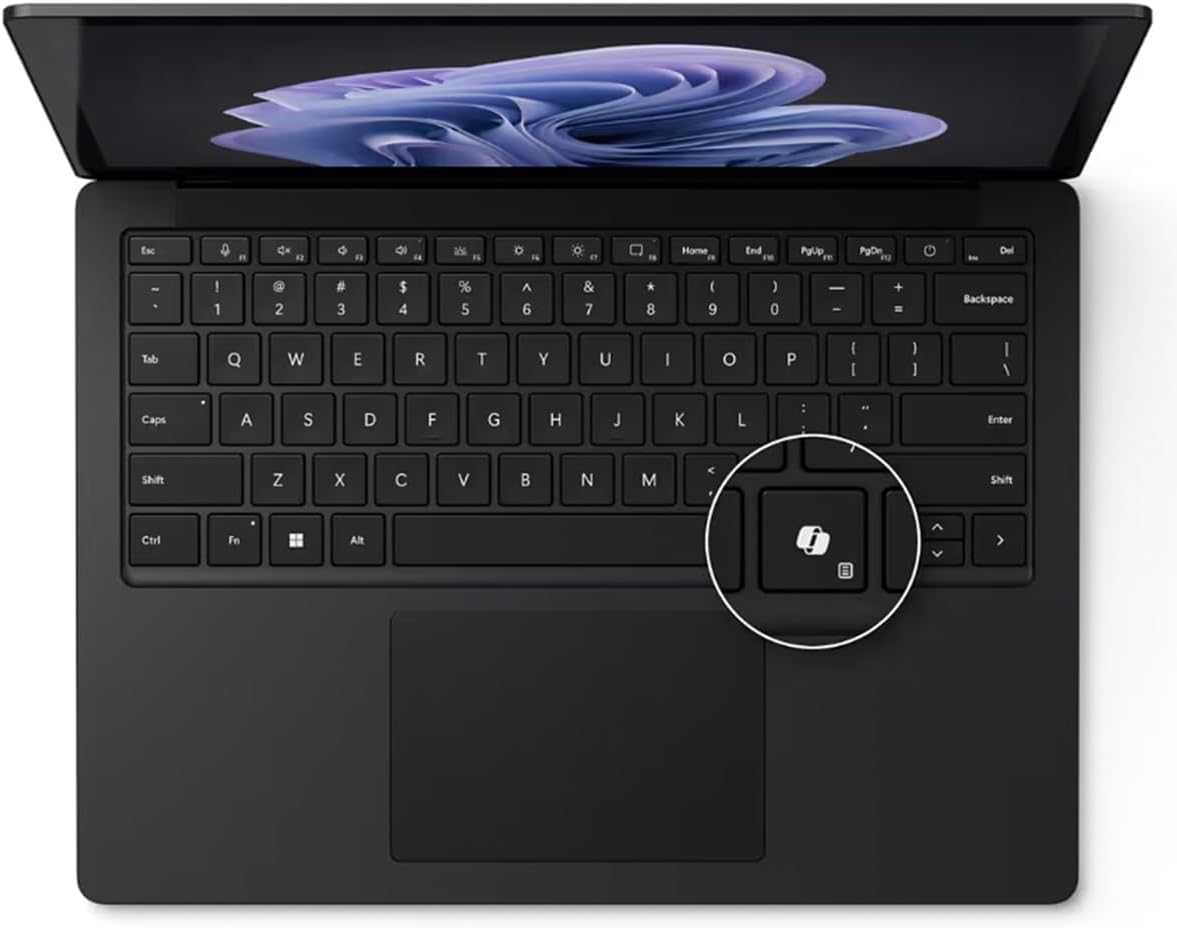 Microsoft Surface Laptop 6 15' Touchscreen Notebook - Intel Core Ultra 7-16 GB - 256 GB SSD - English Keyboard - Black
