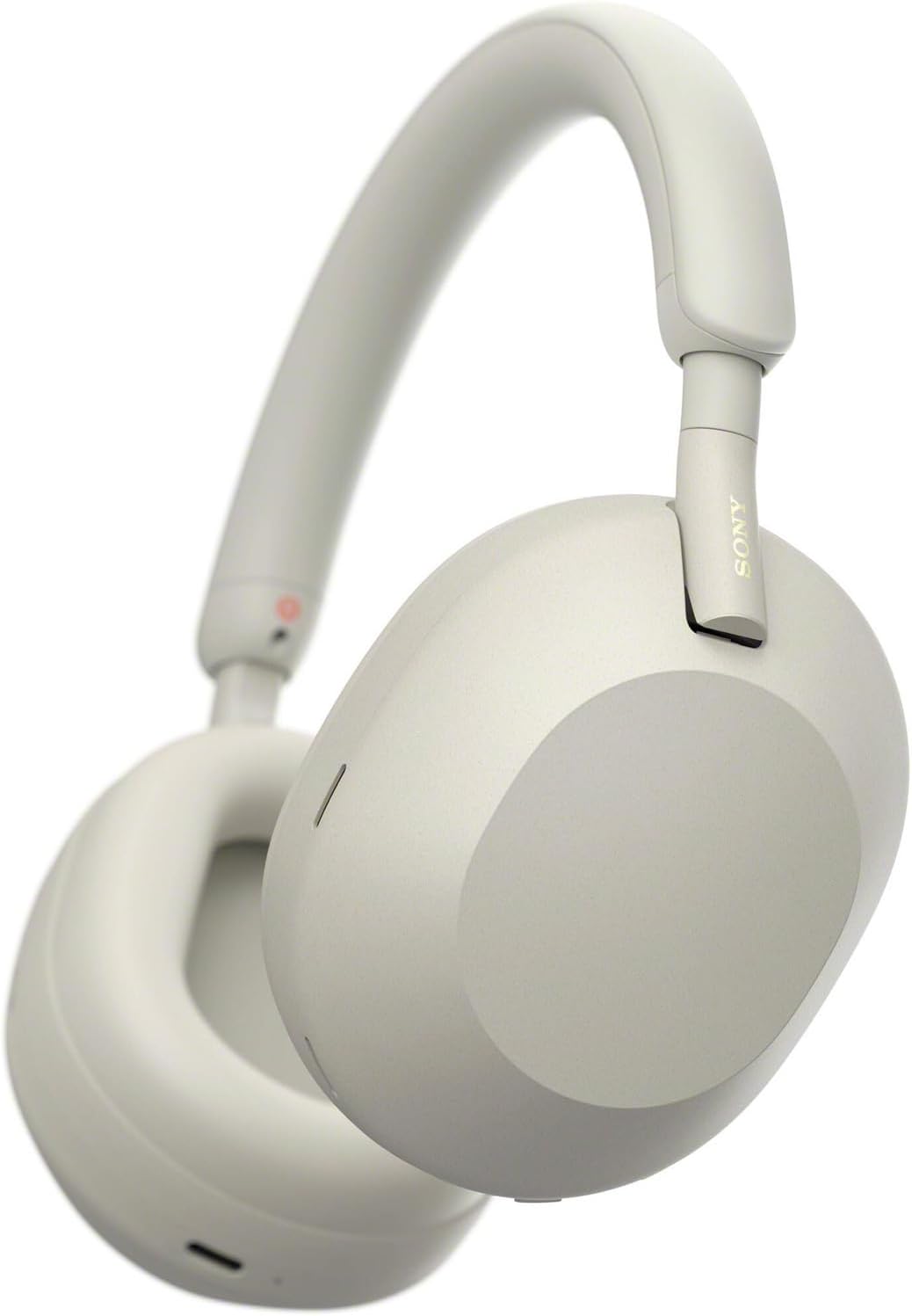 Sony WH-1000XM5 Noise Canceling Wireless Headphones - 30hr Battery Life - Over-Ear Style - Optimized for Alexa and Google Assistant - Built-in mic for Calls - Silver (Renewed)