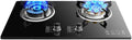 Single Burner Gas Stove,Double Nine-Chamber Fierce Fire Stove with Flameout Protection and Energy-Gathering Windproof Stove Rack(NG)
