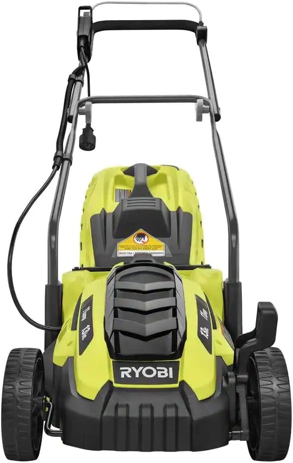 RYOBI 13 in. 11 AMP Corded Electric Walk Behind Push Lawn Mower RYAC130-S