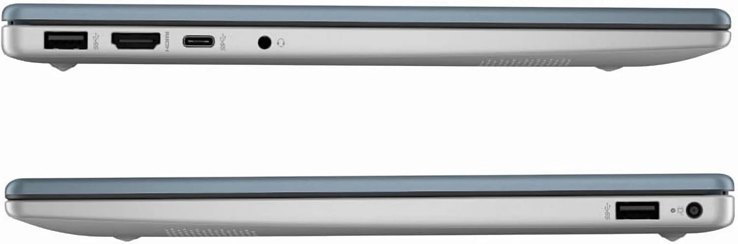 HP 14'' HD Business Laptop, AMD Athlon 7120, 4GB RAM, 256GB SSD, Long Battery Life, Moonlight Blue, 12-Month Microsoft 365 Included, Win11 Home in S Mode, with TGY Accessories