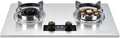 Propane Stove,2 Burners Portable Propane Stove,Stainless Steel Gas Cooktop,Maximum 17742.4BTU Suitable for Home and Commercial Kitchens (Color : LPG)