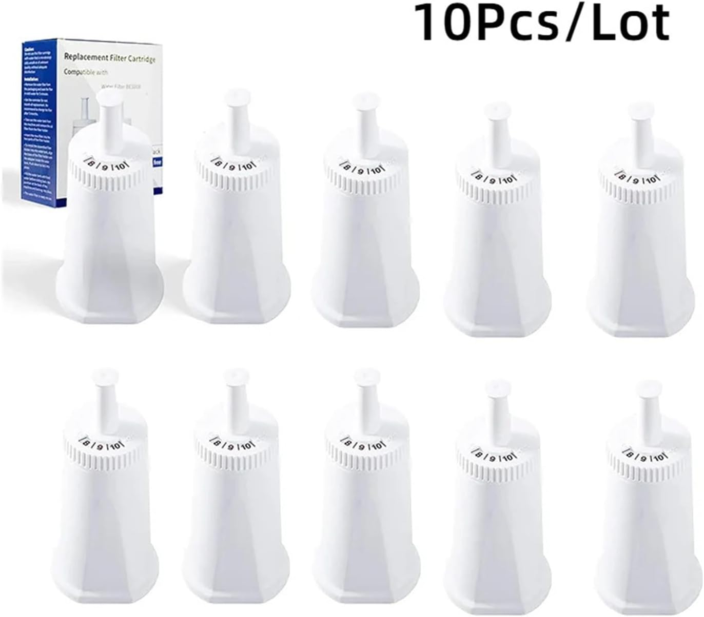 Coffee Machine Water Filter - Compatible with Breville Sage Oracle Touch, Compatible with Barista, Compatible with Claro Swiss BES878 Bes008(10PCS)