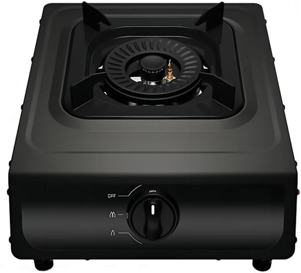Cassette Stove,Portable Gas Stove,Max 15354BTU Single Burner Cassette Stove Piezo-Ceramic Ignition for Camping Cooking Car Travel Home and Apartment (Color : LPG, Size : Style 2)