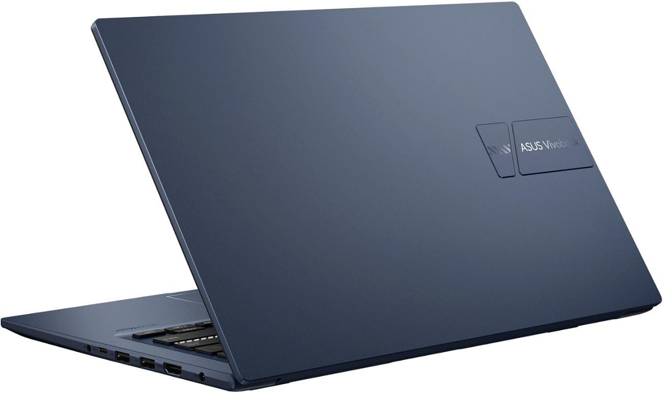ASUS Vivobook Laptop 14.0' FHD Display (6-Core Intel i3-1215U, 16GB RAM, 512GB PCIe SSD, Intel UHD, WiF 6E, Bluetooth 5.3, Webcam, Win 11 Pro) w/DKZ USB Hub Port Expander