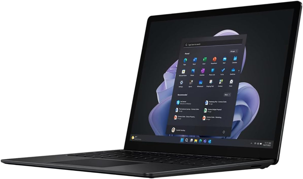 Microsoft Surface Laptop 5 13.5' Touchscreen Notebook - 2256 x 1504 - Intel Core i7 12th Gen i7-1265U - Intel Evo Platform - 16 GB Total RAM - 256 GB SSD - Matte Black