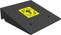 Heavy Duty 6614lb/3000kg Curb Ramp, Non-Slip Surface, Threshold Ramp with Yellow Arrow, Suitable for Car, Motorcycle, Bike, Wheelchair(50 * 50 * 14cm/20 * 20 * 5.5in)