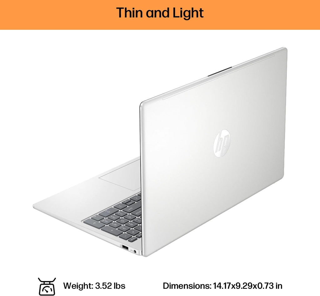 HP Touchscreen Laptop with Lifetime Office, 10-Core Intel i5-1334U, 15.6' FHD IPS Display, 16GB RAM, 512GB SSD + 128GB Portable SSD, AI Copilot, Business &Student Laptop Computer, Windows 11 Pro