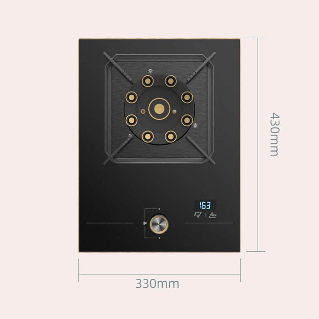 Propane Gas Stove,Desktop Propane Gas Stove,Tempered Glass Single Burner Propane Stove,Max 16377.6BTU Suitable for Kitchens,Apartments and More