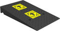 Heavy Duty 6614lb/3000kg Curb Ramp, Non-Slip Surface, Threshold Ramp with Yellow Arrow, Suitable for Car, Motorcycle, Bike, Wheelchair(80 * 50 * 12cm/31 * 20 * 4.7in)