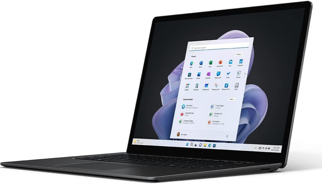 Microsoft Surface Laptop 5 (2022), 13.5' Touch Screen, Thin & Lightweight, Long Battery Life, Fast Intel i5 Processor for Multi-Tasking, 8GB RAM, 512GB Storage with Windows 11, Black Microsoft Copilot