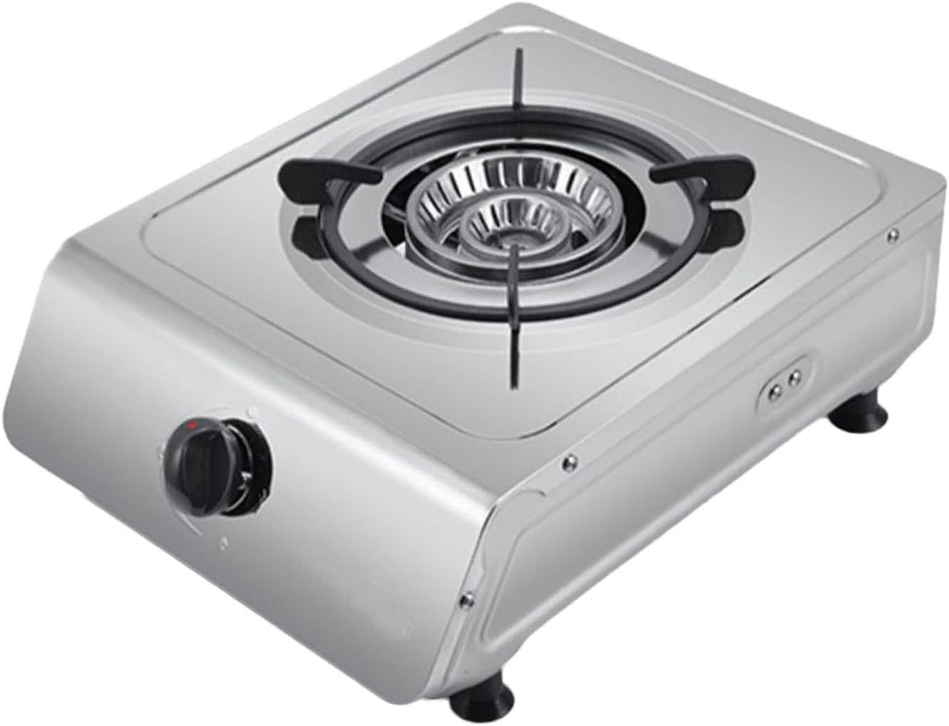 Gas Stove,NG/LPG Desktop Nine Chamber Stove Cooktop,1 Burners Gas Stoves Cooktop with Thermocouple Protection,Suitable for Home,Heat Load 4KW/13648BTU (Color : LPG)