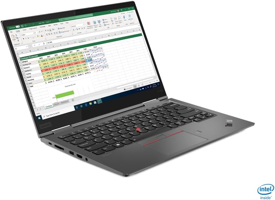 Lenovo ThinkPad X1 Yoga Gen 5 Laptop, 14' Multi-Touch 2-in-1 Laptop, Core i7-10610U, 16GB RAM, 512GB SSD, Windows 11 Pro, WQHD Touchscreen IPS, Backlitkey, Fingerprint (Refurbished)