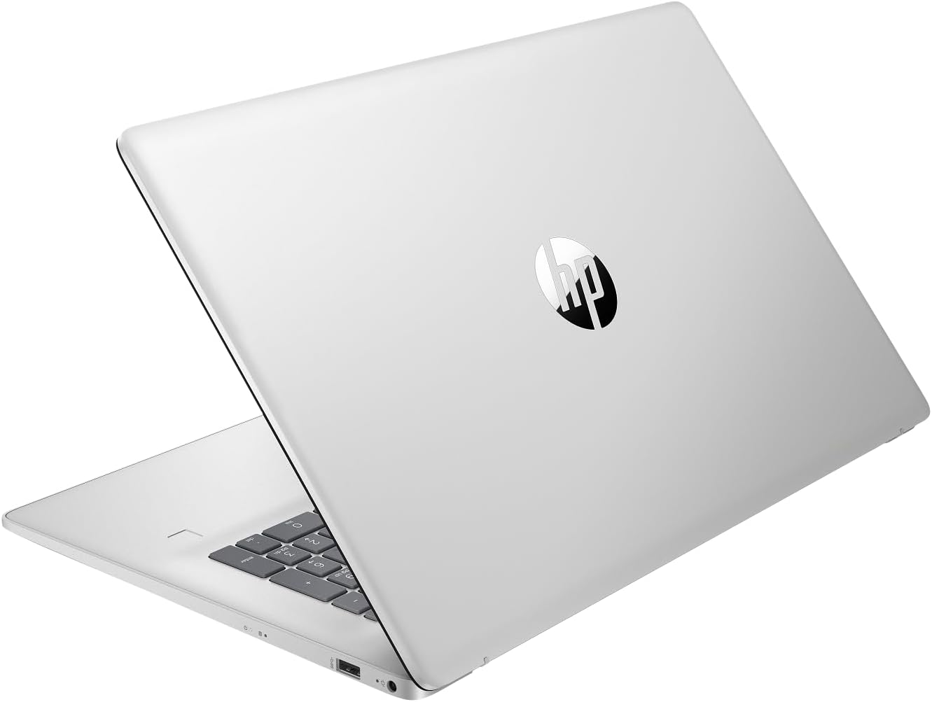 HP 17.3' HD+ Laptop, with Free Lifetime Microsoft Office 2024, Intel Core i5-1334U, 16GB RAM, 256GB SSD, Intel Iris Xe Graphics, Windows 11 Pro, Natural Silver, with USB Hub