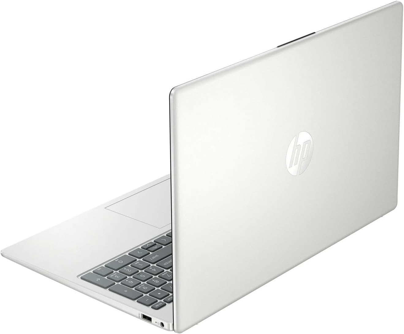 HP 15.6' FHD Laptop, Anti-Glare Display, 10-Core Intel Core i5-1235U, 16GB RAM, 1TB SSD + 500GB Portable Storage Hub, KeyPad, WiFi 6, Webcam, USB-C, Win 11 Pro, Natural Silver