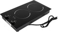 2-Burner Electric Induction Cooktop Stove Top Touch Control w/Child Lock 2100W