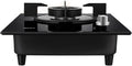1 Burner Propane Stove,Portable Gas Stove,Tempered Glass Max 15354BTU with Pulse Electronic Ignition Suitable for Apartments or Kitchens(black) (Color : LPG)
